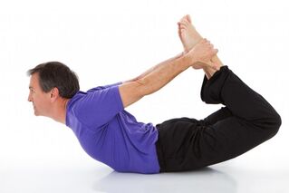 Yoga asana voor prostatitis