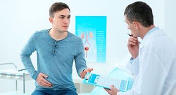 symptomen van prostatitis bij een man